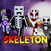 Skeleton Skins - New Skin for Minecraft PE Edition minecraft skeleton 