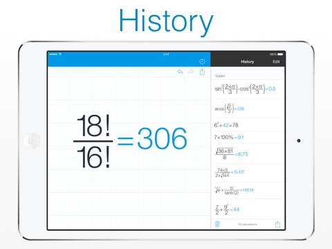 MyScript Calculator - Handwriting calculator Screenshot