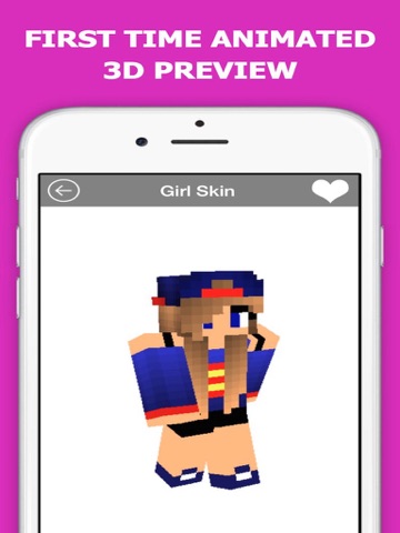 Screenshots of Best Girl Skins for Minecraft PE Free for iPad
