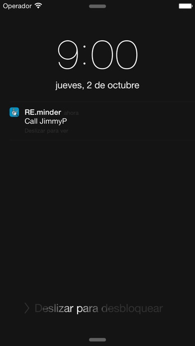 Captura de pantalla del iPhone 4