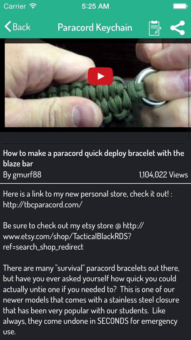 Paracord Guide - Sytl... screenshot1