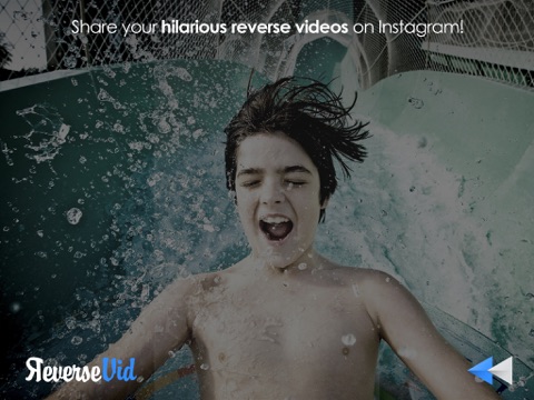 Screenshots of Reverse Vid - Video Rewind Editor for Backwards & Instant Replay Movies For Vine and Instagram for iPad