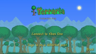 Terraria World Map Screenshot on iOS