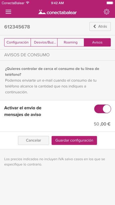 Captura de pantalla del iPhone 4