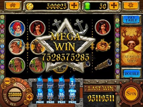 Screenshots of Pirate Slots™ for iPad