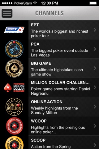 Скриншот из PokerStars TV