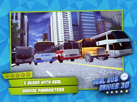 リアルバスドライバ 3D。現実的なコーチや車の交通シミュレーションと都市シミュレータのおすすめ画像3