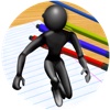 Stickyman Run 3D - Notepad Adventure Deluxe