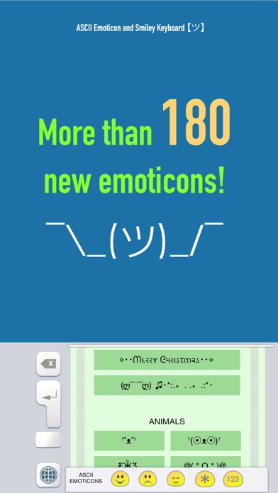 ASCII Emoticon & Smiley Keyboard (emoji emotes faces expressions and emotions)のおすすめ画像3