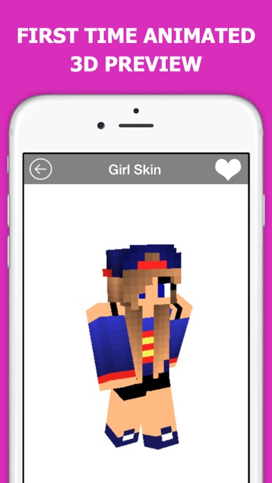 Screenshots of Best Girl Skins for Minecraft PE Free for iPhone