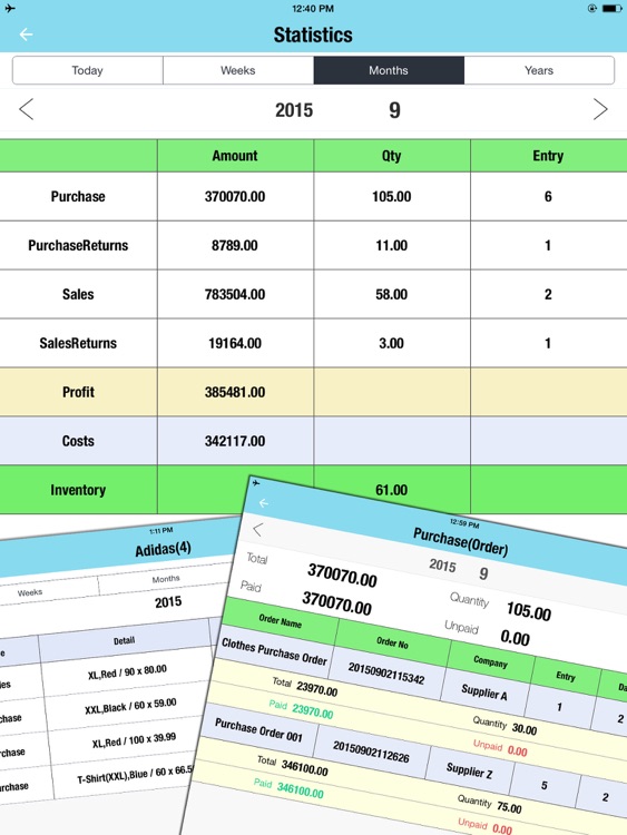 daily sales tracker hd inventory items storage by yongwen hu
