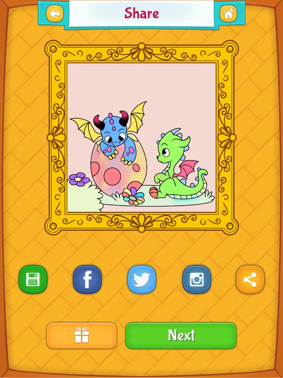 Скачать игру Игры Раскраски Драконы для Детей
