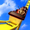 Roller Coaster Ride 3D Simulator 2016- Extreme amusement and adventure madness in fun park, Dive action in waterslide action park 
