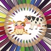 kids Farm Animals - Coloring A Farm Animal Learning Book for Kids learning farm 