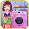 Kids Laundry Clothes Washing & Cleaning - Free Fun Home Games for Girls & kids baby kids clothes 