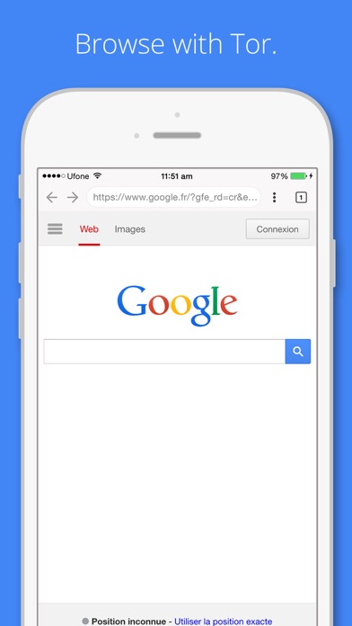Screenshots of VPN Browser - TOR-powered free VPN for anonymous Internet browsing for iPhone