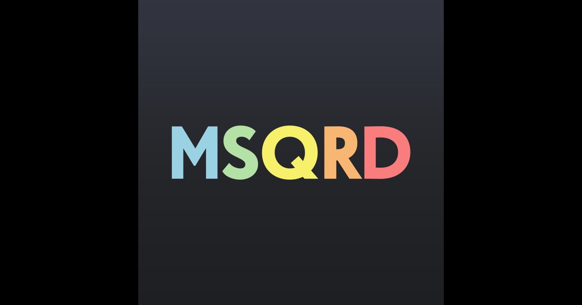 MSQRD — Live Filters & Face Swap for Video Selfies on the App Store