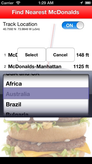 Captura de pantalla del iPhone 3