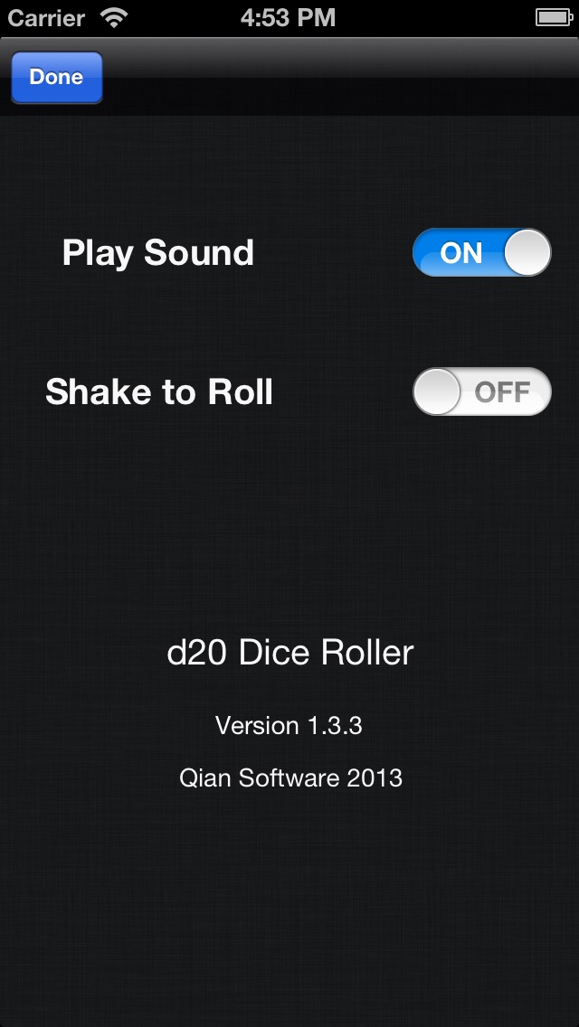 d20 Dice Roller screenshot1