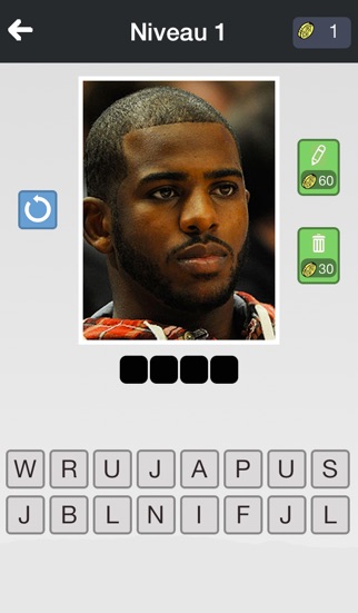 Screenshots of Basket Quiz - Find who are the basketball Players for iPhone