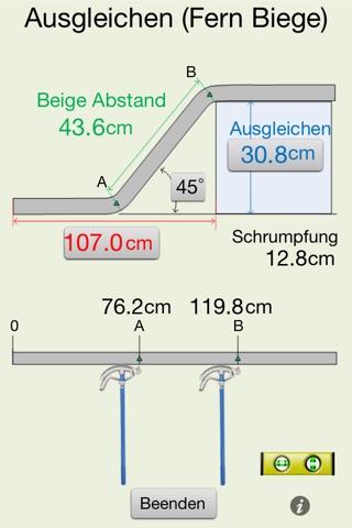Leitungsbiege Elite - Rechner screenshot