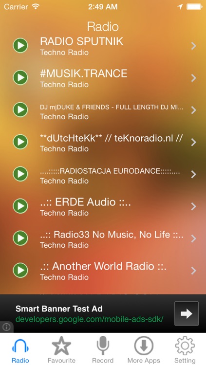 Techno Music Radio Recorder by Hasan