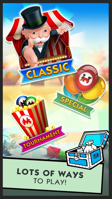 Screenshots of Boardwalk Bingo: A MONOPOLY Adventure for iPhone