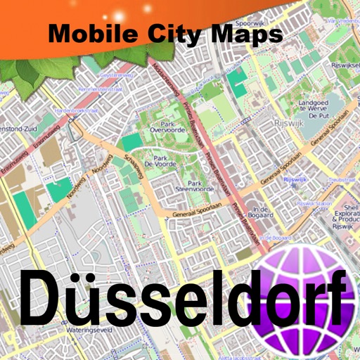 Street map Dusseldorf