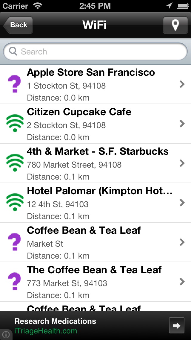 Free WiFi Finder screenshot1