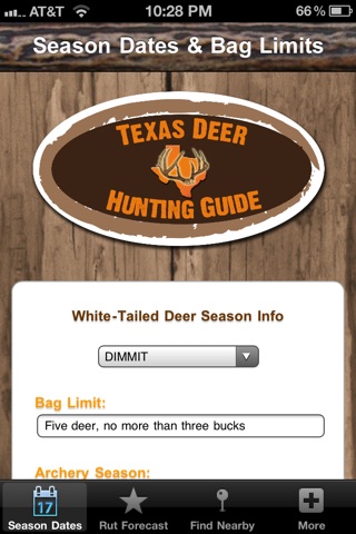 Texas Deer Hunting Guide screenshot