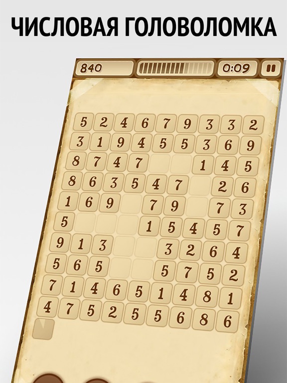 Семки 2: Числовой пазл HD (Free) на iPad