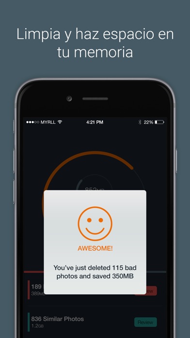 Captura de pantalla del iPhone 2