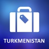 Turkmenistan Detailed Offline Map visiting turkmenistan 