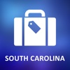 South Carolina, USA Detailed Offline Map south usa climate 
