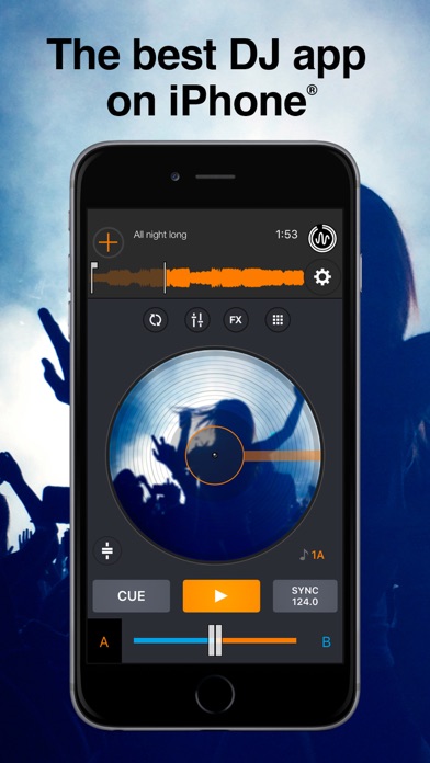 Screenshots of Cross DJ Free - Mix your music for iPhone
