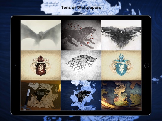 Screenshots of HD Wallpapers & Backgrounds for Game of Thrones Free for iPad