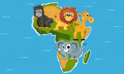 Op safari naar Afrika met Dirkje - Juf Jannie leest voor iOS App