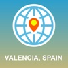 Valencia, Spain Map - Offline Map, POI, GPS, Directions valencia ca map 