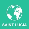 Saint Lucia Offline Map : For Travel saint lucia map 