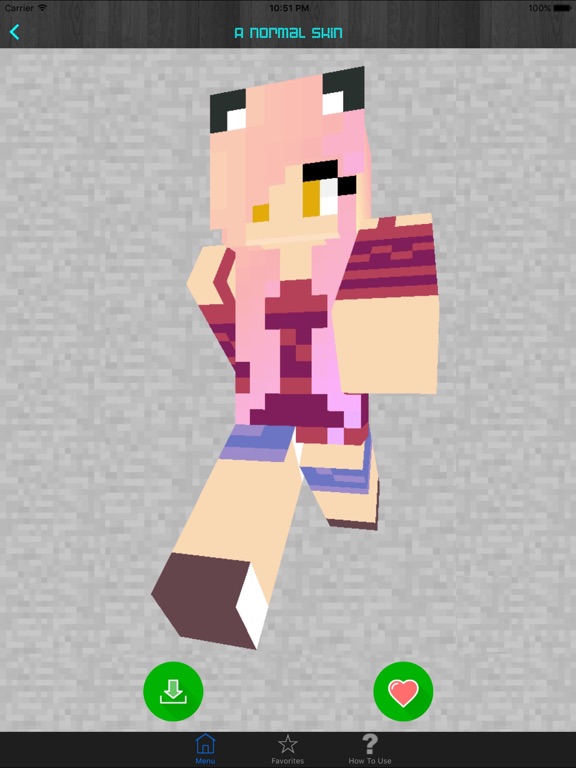 Screenshots of Girl Skins for Minecraft PE (Pocket Edition) - Best Free Skins App for MCPE. for iPad