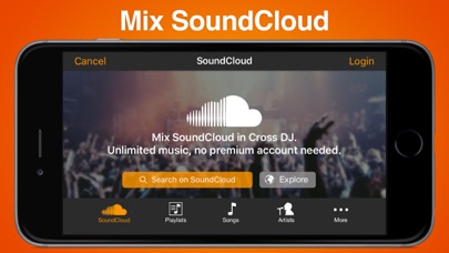 Screenshots of Cross DJ Free - Mix your music for iPhone