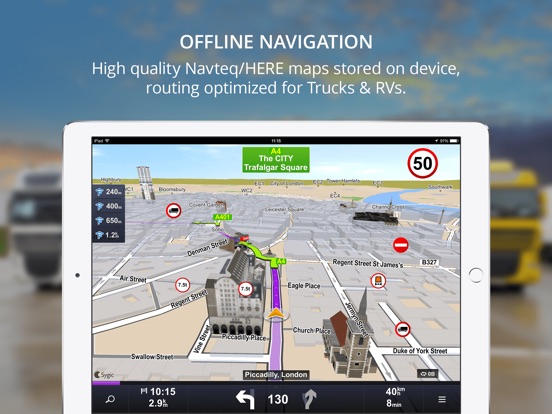 Sygic Truck GPS Navigationのおすすめ画像1