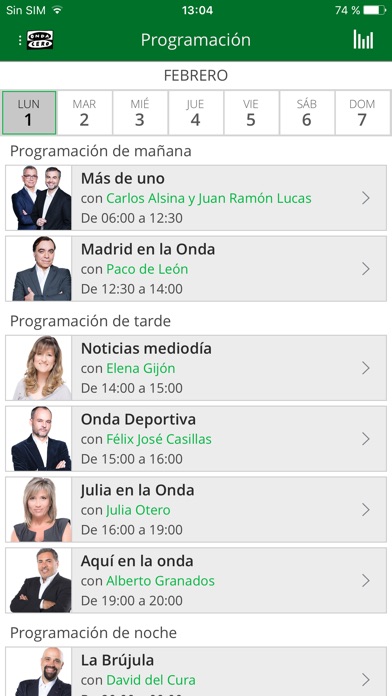 Captura de pantalla del iPhone 3