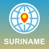 Suriname Map - Offline Map, POI, GPS, Directions suriname map 