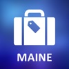Maine, USA Detailed Offline Map map of maine 