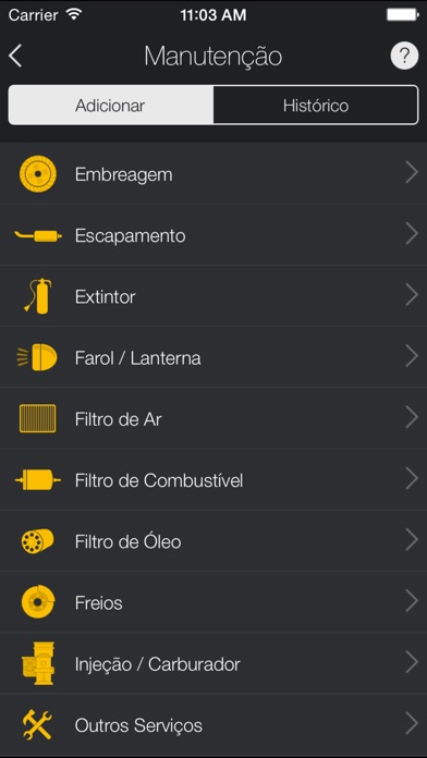 Captura de tela do iPhone 4