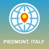 Piedmont, Italy Map - Offline Map, POI, GPS, Directions italy map 