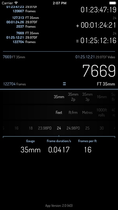 timecode calculator film video