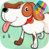 Paint drawings of dogs puppies - Educational games children children s educational games 