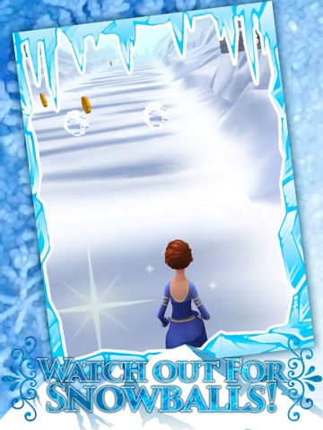 Screenshots of Frozen Princess Run 3D Infinite Runner Game For Girly Girls With New Fun Games FREE for iPad